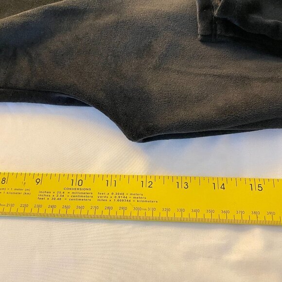Torrid Womens Black Full Length Signature Waist Ruched Velour Side Legging Sz 3X - Picture 9 of 11
